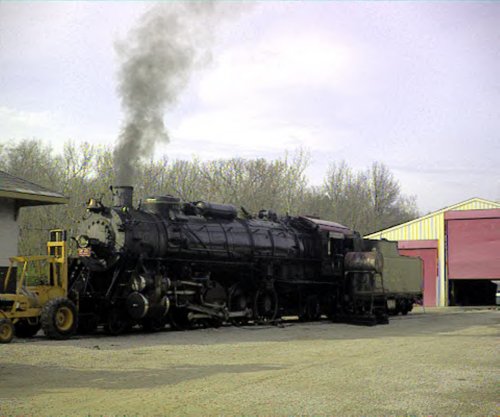 1522 being brought up to steam.