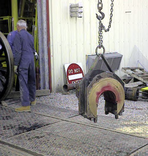 A bearing ready to be installed.  Note the size