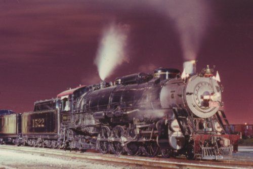 North yard at night - 3/4.  Photo by SLSTA Crewman George Rees.  All rights reserved.